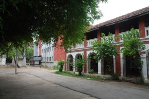 Star studded lane leading from the English, Archaeology & German department. Copyright: Poulomi Das