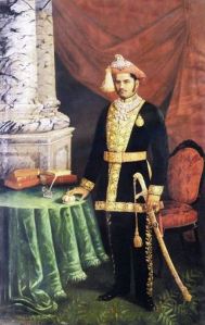 Maharaja Sayajirao Gaekwad III painted by one of his favourite painters, Raja Ravi Varma.  Copyright: Wikipedia Commons
