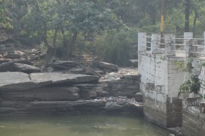 The reservoir of the temple