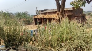 Ganjad village, around the local school