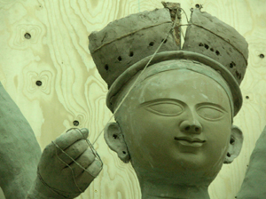 durga-in-the-making